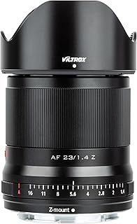 VILTROX 23mm F1.4 f1/4 Lens Auto Focus Lens for Nikon Z Mount, APS-C Z Mount Lens for Nikon Zfc Z5 Z6 ii Z6 Z7 II Z50