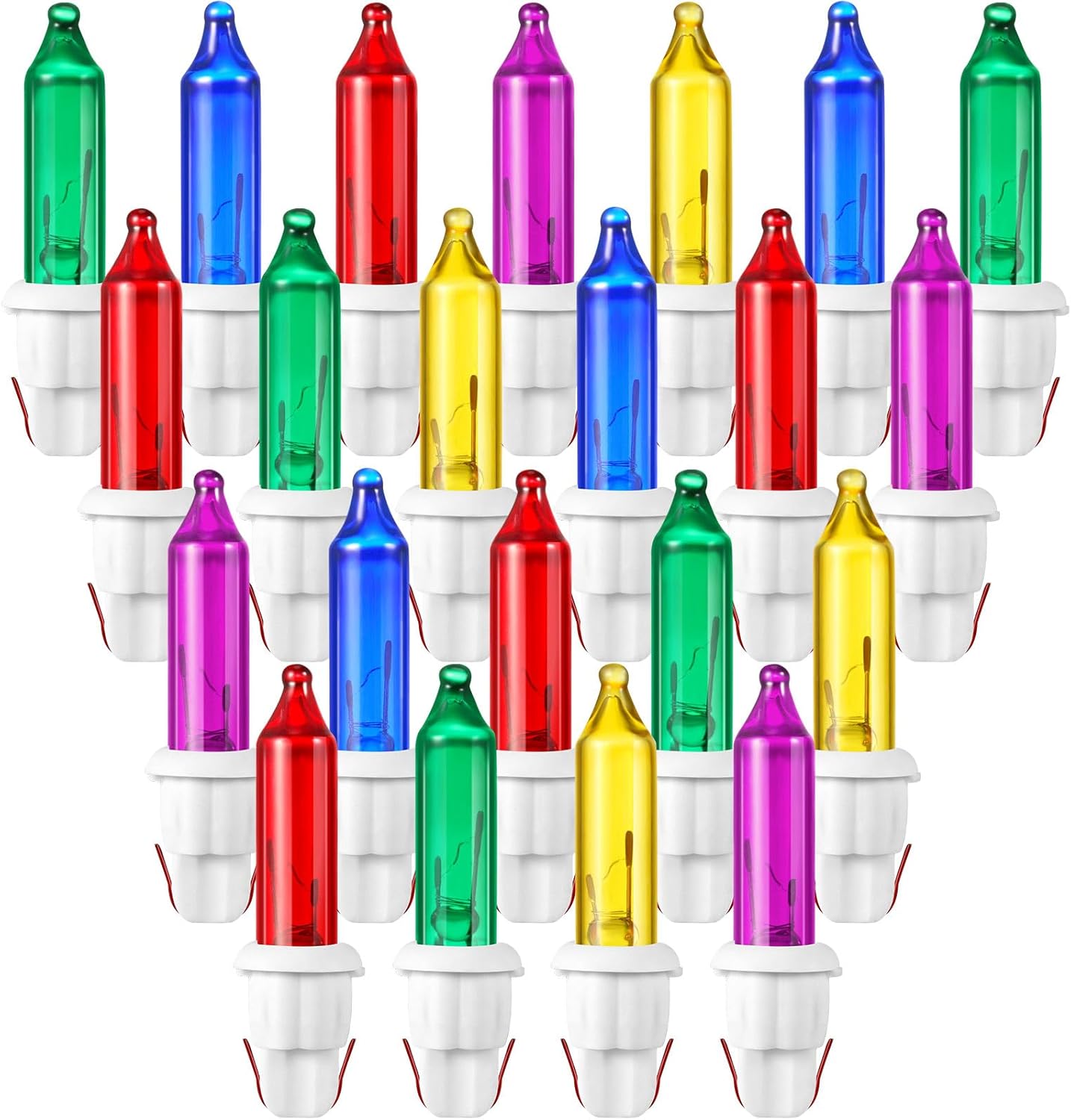 Mudder 500 Pieces 2.5V Replacement Christmas Tree Light