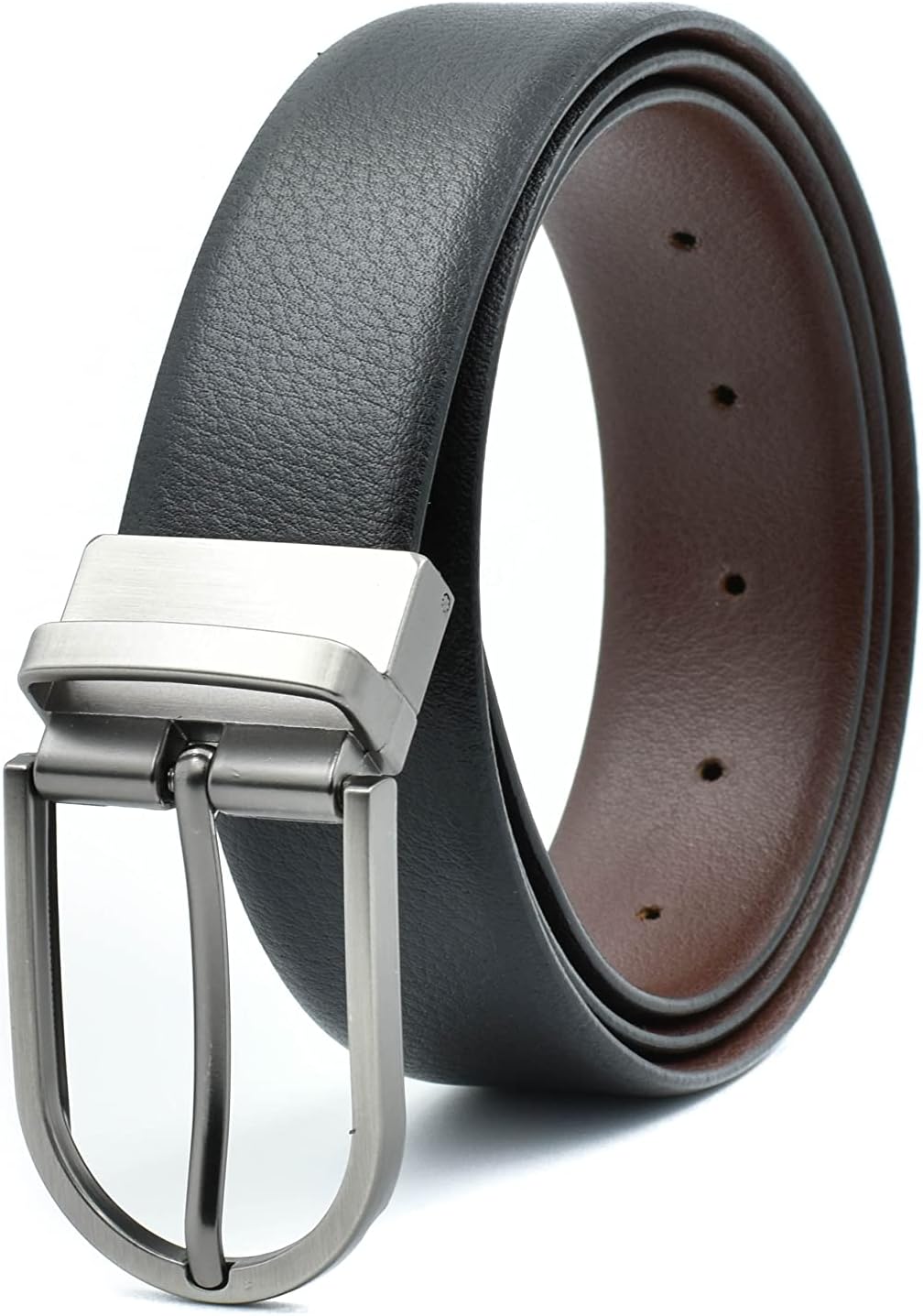 ZereziGenuine Leather Men's Reversible Belt