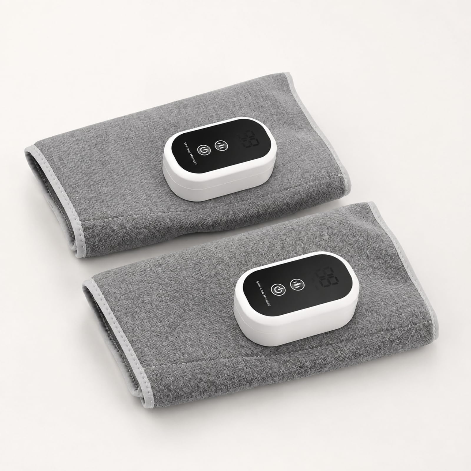 Amagogo Massaggiatore a Compressione per Gambe | Ricaricabile, Guaina Massaggiante con Cavo di Ricarica USB-C, Regolabile, Massaggiatore