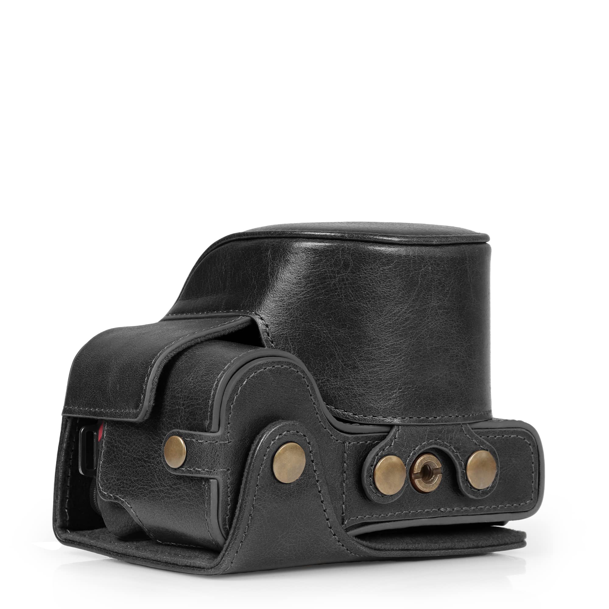 MegaGear Ever Ready Genuine Leather Camera Case Compatible with Nikon Z30 (Negro)