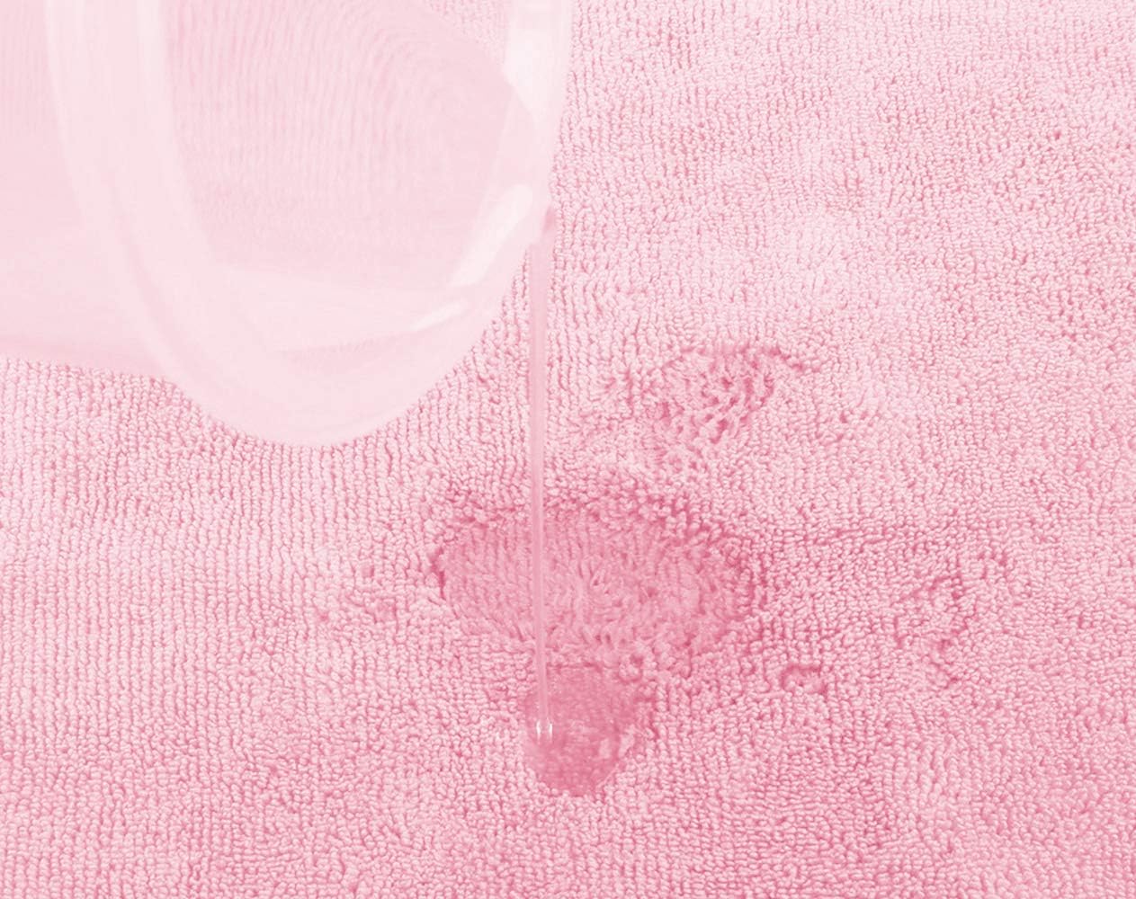 Winthome Microfiber Dog Towel for Drying, Super Absorbent Doggy Bath Towel for Pets with Corner Pockets,Soft and Lightweight (L, Pink)