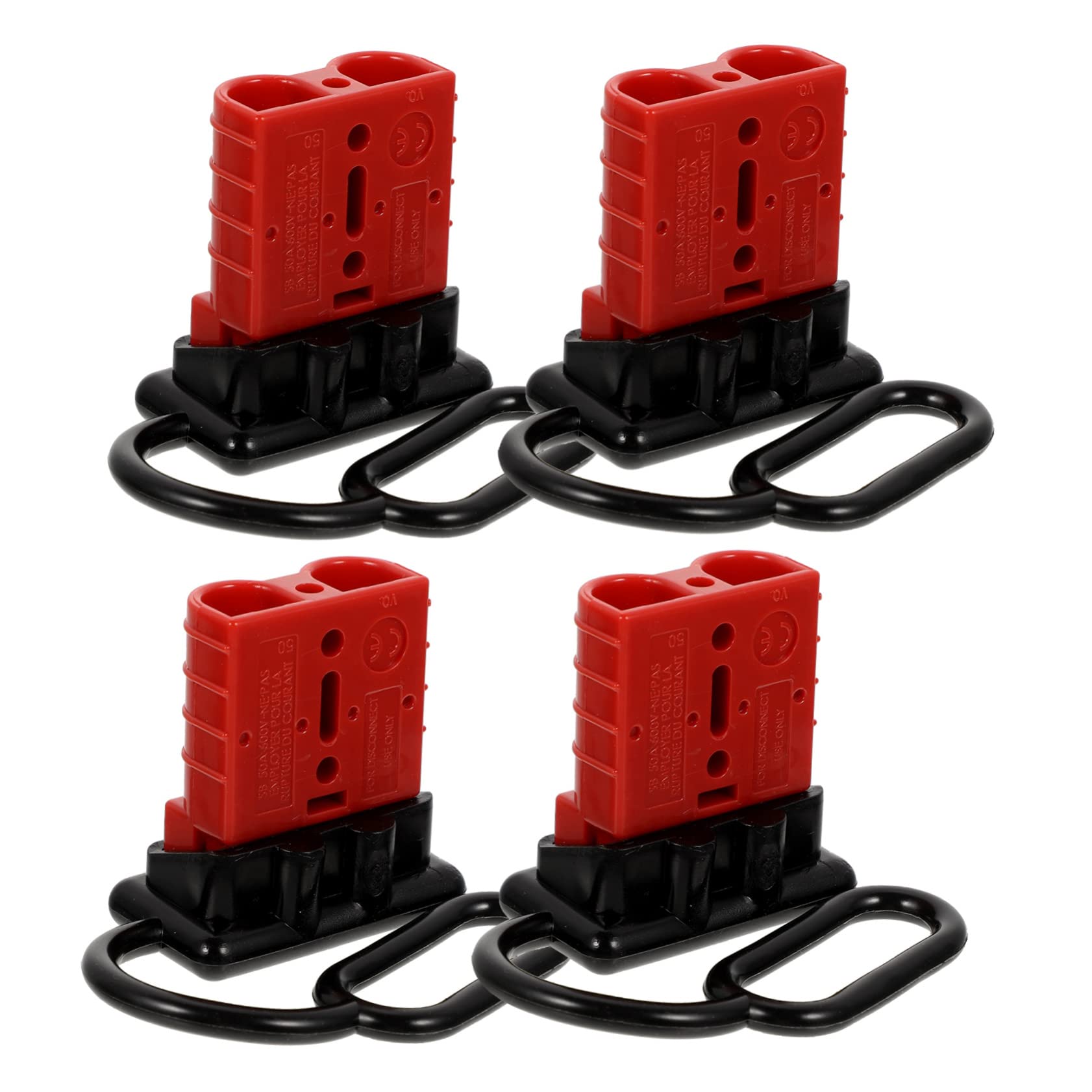 OSALADI 2 Set di Connettori per Cavi per Motori Elettrici Scollegamento della Batteria per Terminali del Verricello 4 Pezzi * 2