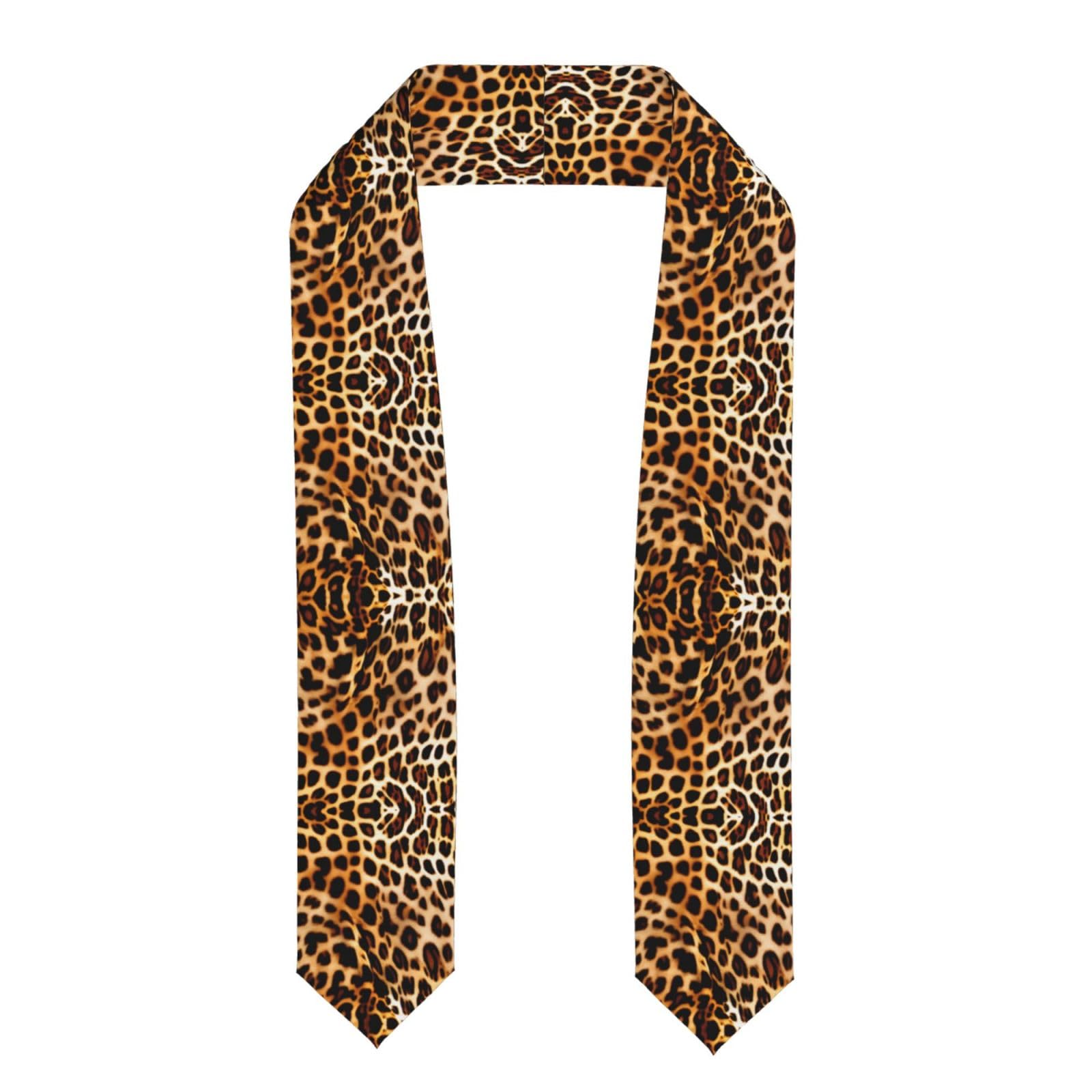 Yqxwjl Unisex Flattened Leopard Animal Print Print Graduation Stole,Honor Stole,Graduation Sash, Adult 72" For Academic Commencements, One Size