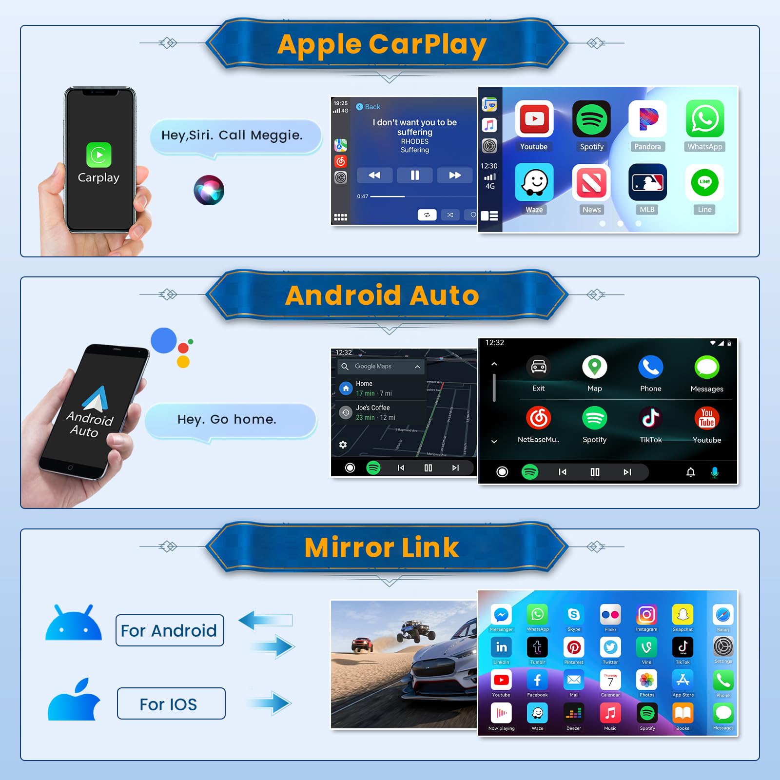 Inefala Android 15 Autoradio für Nissan Qashqai J10 2006-2016 mit Wireless CarPlay Android Auto 2+64G,9 Zoll Bildschirm Unterstützung DSP 28UI FM RDS GPS Bluetooth WiFi SWC AHD Rückfahrkamera