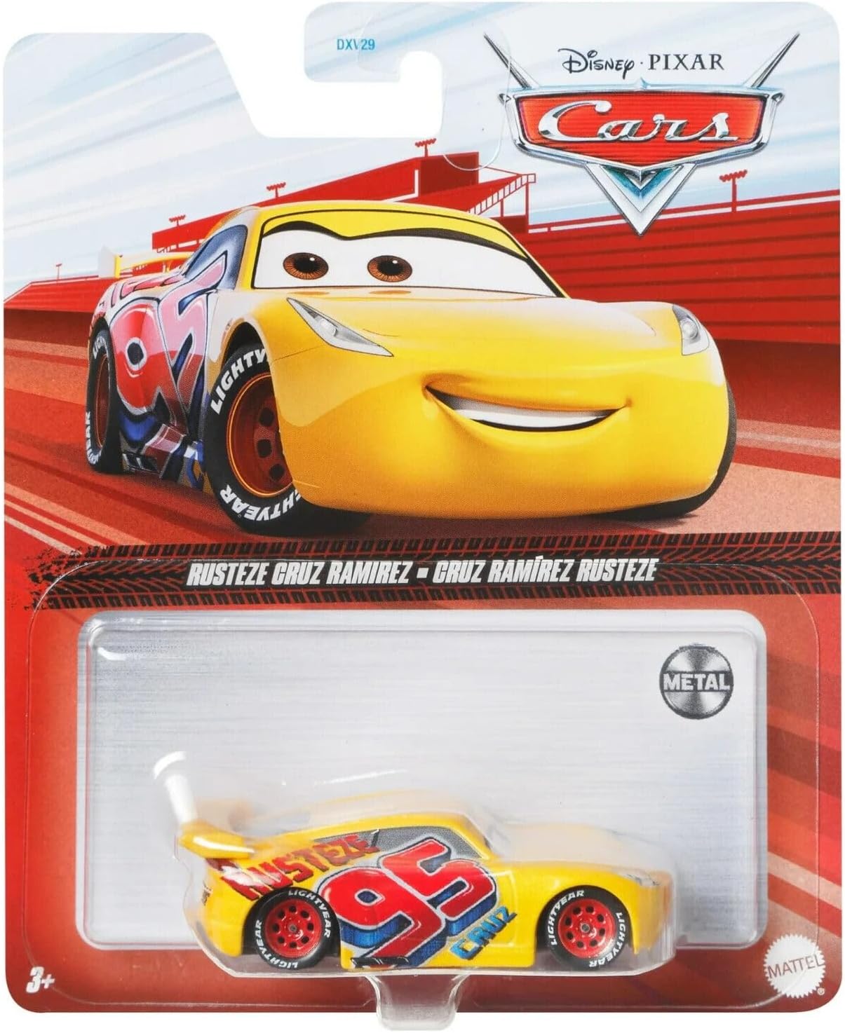 Hot Wheels Monster Trucks Pixar Cars Rusteze Cruz Ramirez, Metal 1:55 Scale