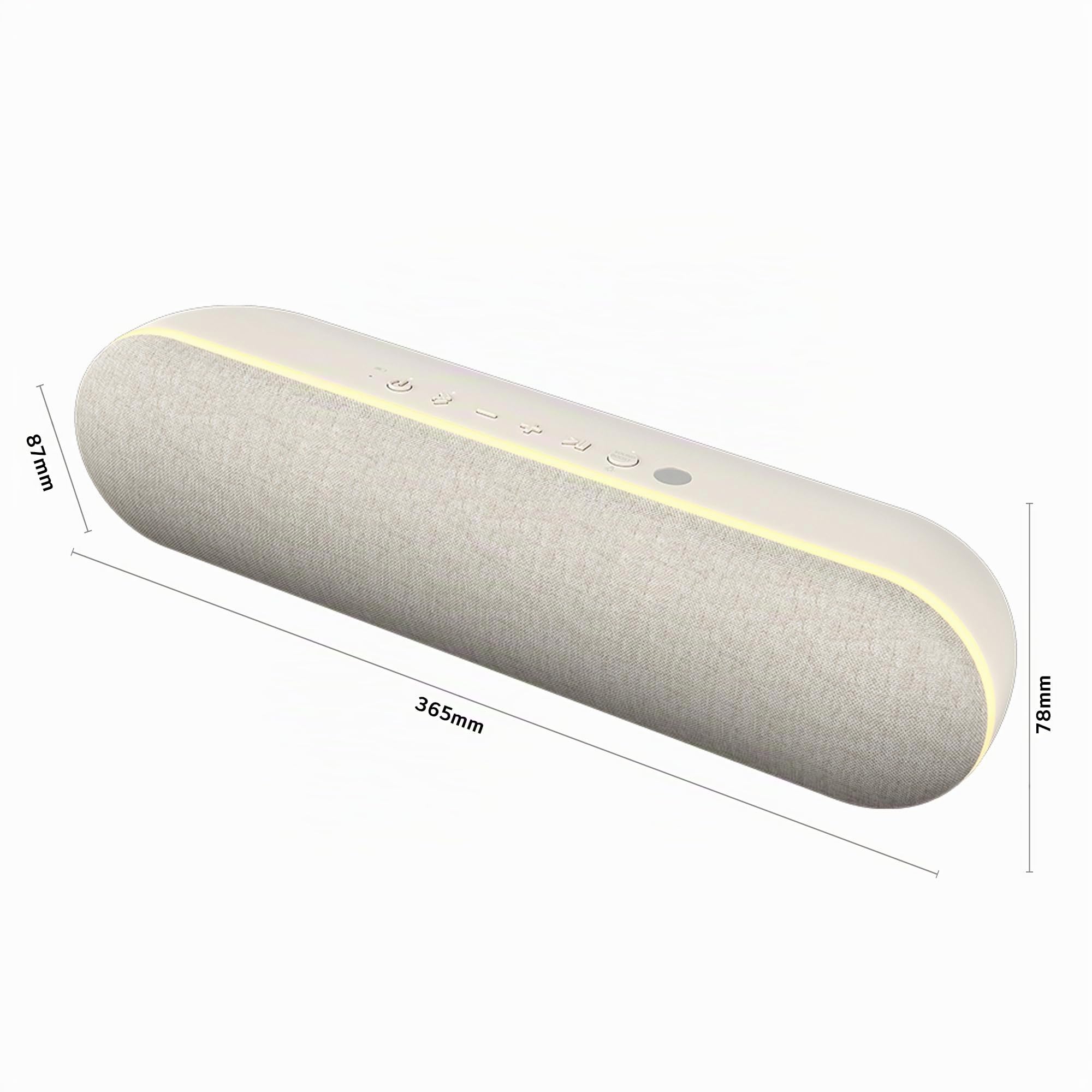 LG XT7S.AEUSLLA Altavoz Bluetooth Portátil StanbyME XT7S, Sonido Envolvente, Resistencia al Agua IPX5, hasta 16 Horas de Batería, Ideal para StanbyME, Anillo Ajustable, Iluminación, Potencia 20 W