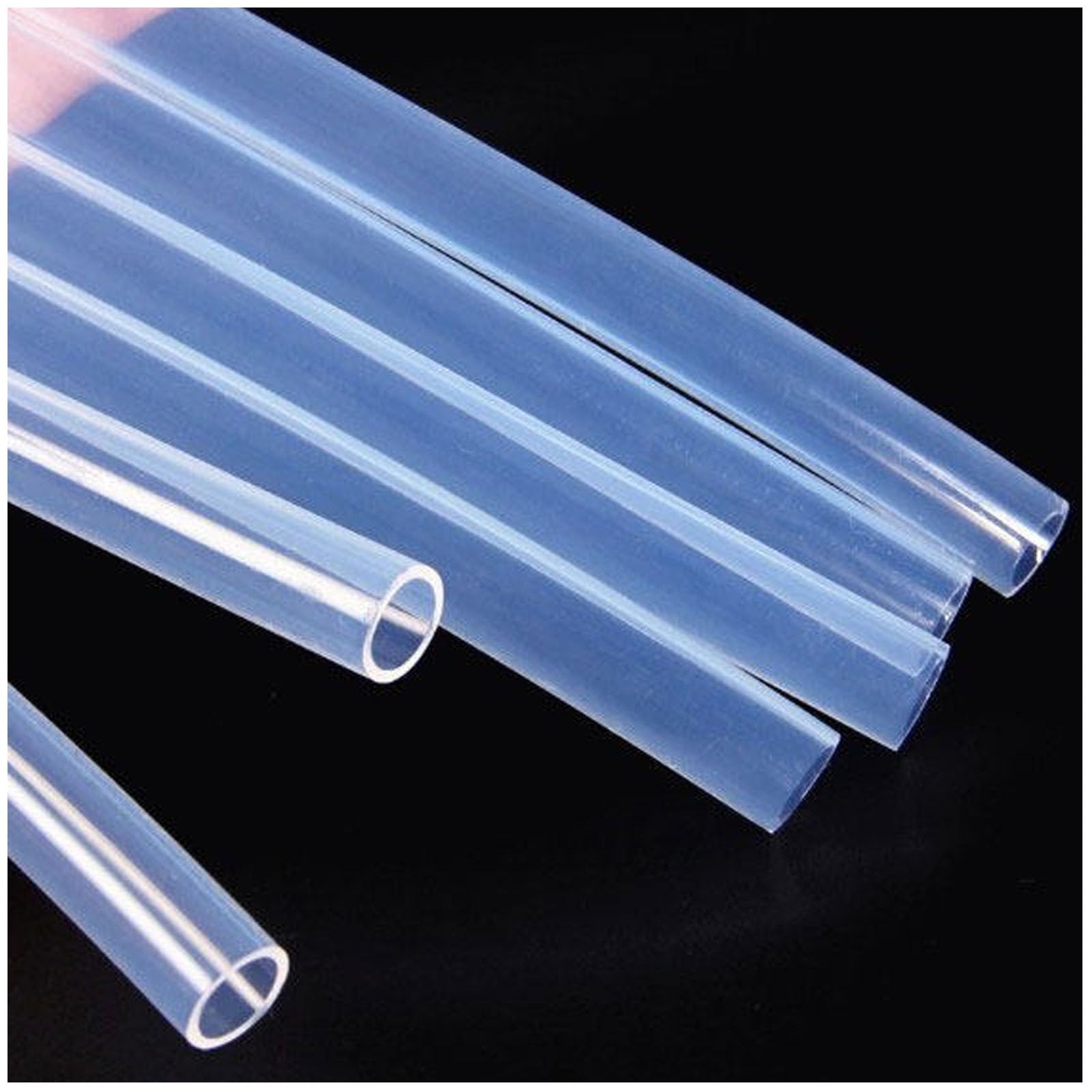 CXGBQSJ PTFE Tube Teflon Tubing Fluoropolymer Hose for Precision Fluid Transfer Laboratory Equipment and Industrial Applications,ID1.6mm*OD3.2mm/1m
