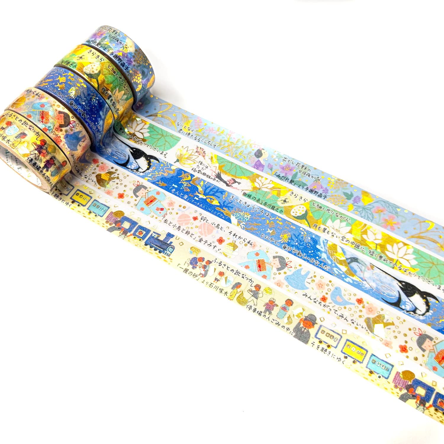Shimodo Ks-dt-20067 Masking Tape, Shinzi Katoh Glitter, 2 Rolls, F1, Literature