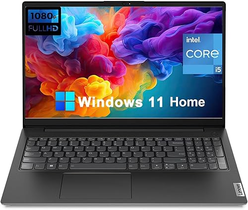 Lenovo V15 G3 15.6" 1080p FHD Computadora portátil empresarial [Windows 11 Pro], 12ª generación Intel 10-Core i5-1235U, 24 GB de RAM, 1 TB PCIe SSD,