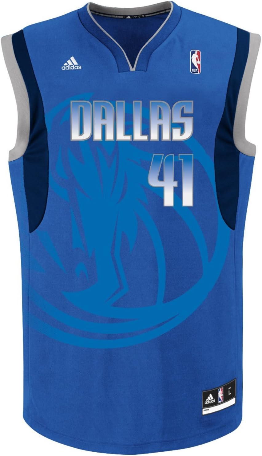 NBA Dallas Mavericks Dirk Nowitzki Draft Cap Jersey