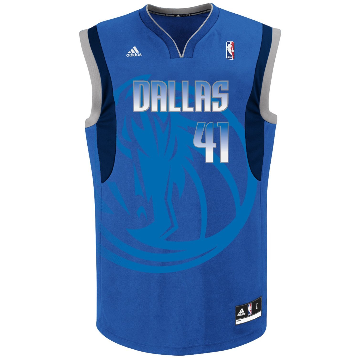 NBA Dallas Mavericks Dirk Nowitzki Draft Cap Jersey