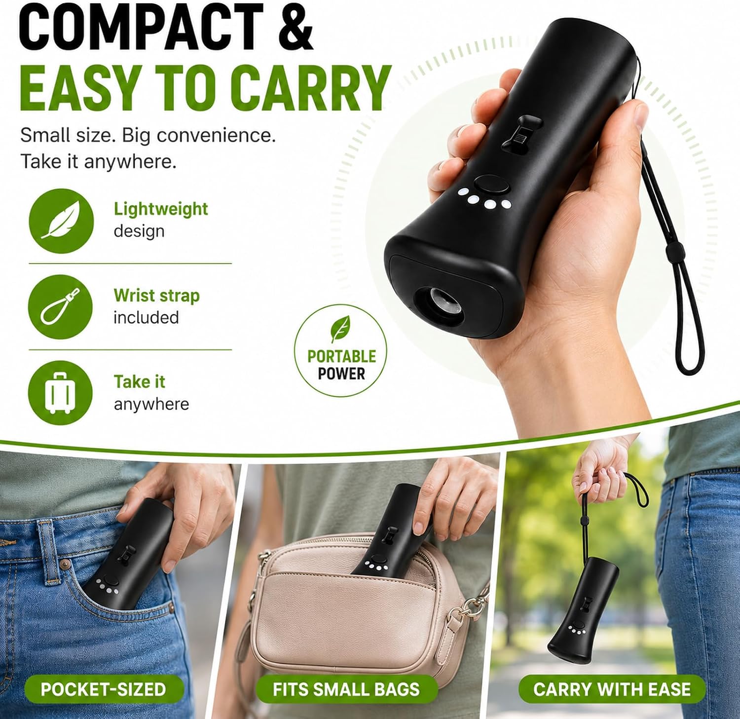 Trainer Ultrasonic for Dogs, Anti Barking Device for Dogs, 32 Ft Range Barks No More, Dog Training Device Safe & Rechargeable for Indoor &Outdoor (1PC)