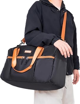 Travelhouse 5-Piece Hardside Luggage Set with Spinner Wheels & TSA Lock | Lightweight ABS set: 20 carry-on + 24 + 28 checked + duffel bag + toiletry bag