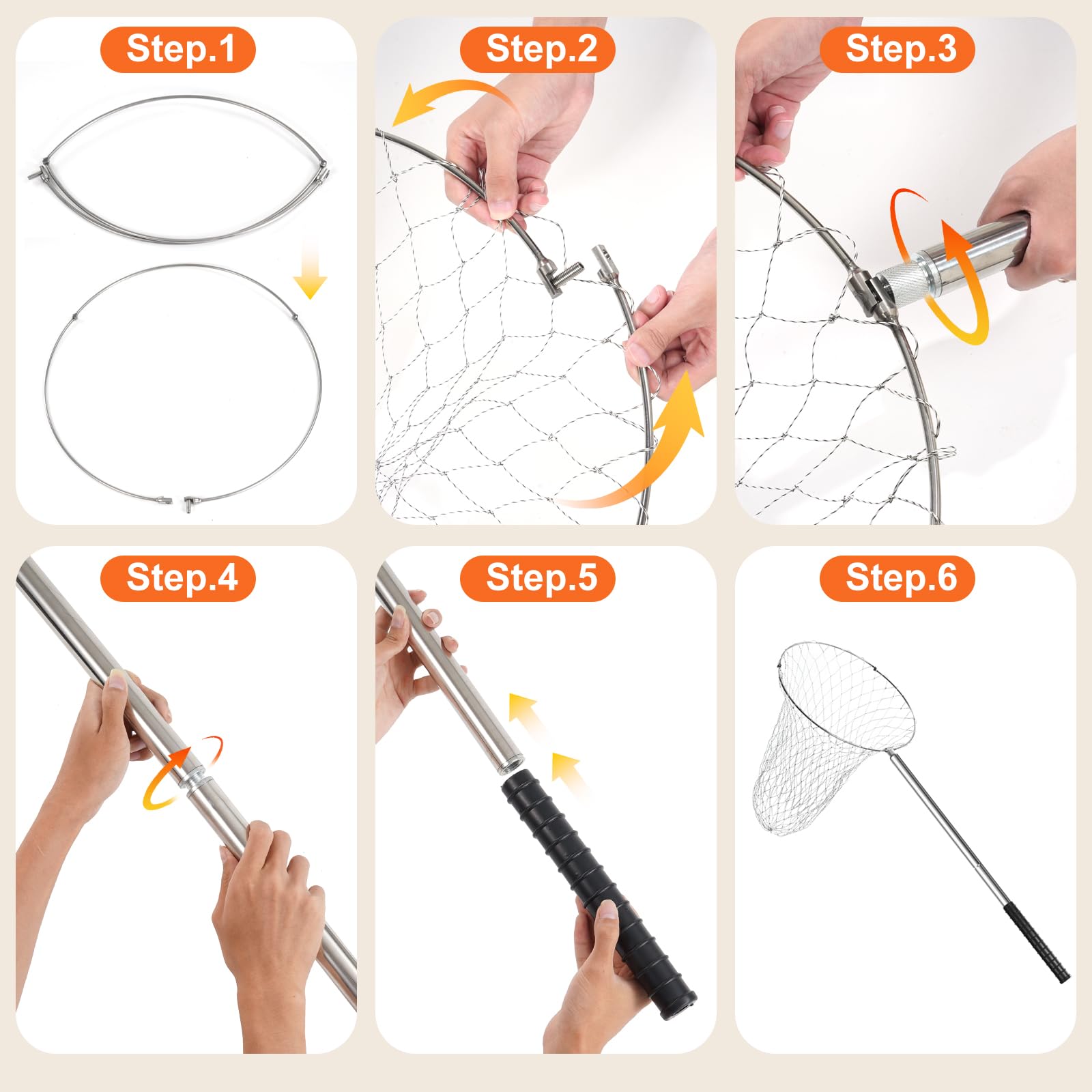 Uross Filet de pêche pour animaux de compagnie