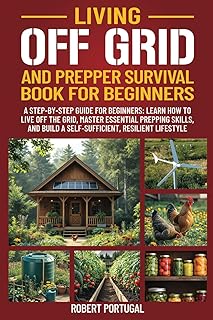 LIVING OFF GRID AND PREPPER SURVIVAL GUIDE FOR BEGINNERS: LEARN HOW TO LIVE OFF GRID, MASTER ESSENTIAL PREPPING SKILLS, & BUILD A SELF-SUFFICIENT, RESILIENT LIFESTYLE