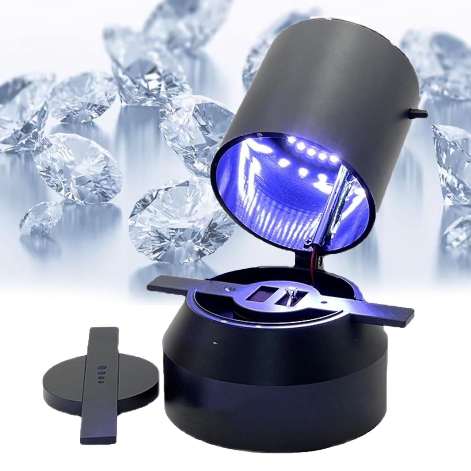 Testeur de polariseur de bijoux et moniteur de taille de diamant pour comptoir