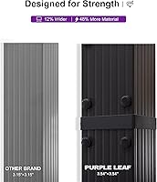 Vista 3 de PURPLE LEAF - Pérgola independiente de 11 x 13 pies para exteriores con toldo retráctil, refugio de aluminio para porche, jardín, playa, protección