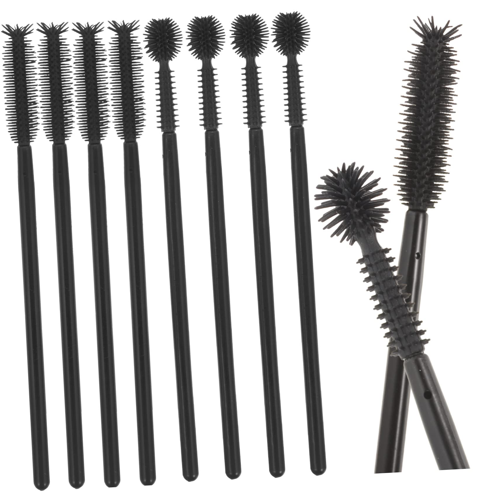 SOESFOUFU 100pcs Eyelash Brush Eyebrow Curl Makeup Brush Set Brow Lamination Tool for Women