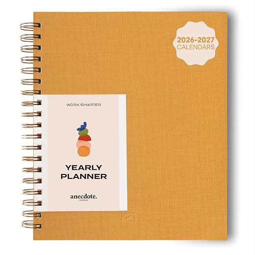 Anecdote Spiral Planner w/ 2026-2027 Calendar (8.5" x 10") 52