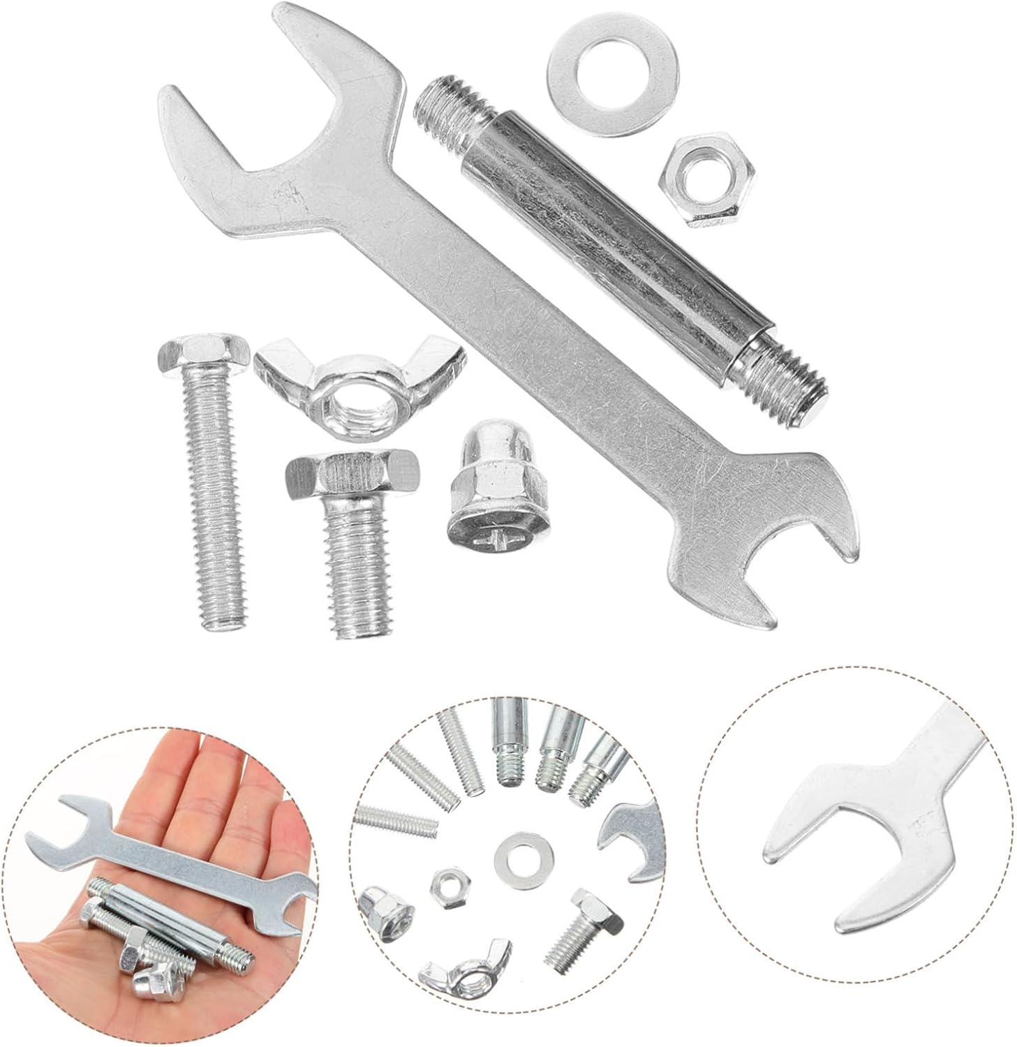 1set Heater Replacement Parts Kit Complete Hardware Set for Patio Heaters Umbrella Tower Style Accessories Easy to Install and Efficient for Outdoor Heating