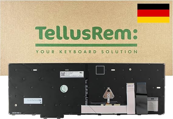 replacement keyboard compatible with Lenovo ThinkPad T16, P16s and P16v (1st & 2nd Generation) / L15 (3rd & 4th Generation) - German QWERTZ layout, backlit, TrackPoint, NumPad