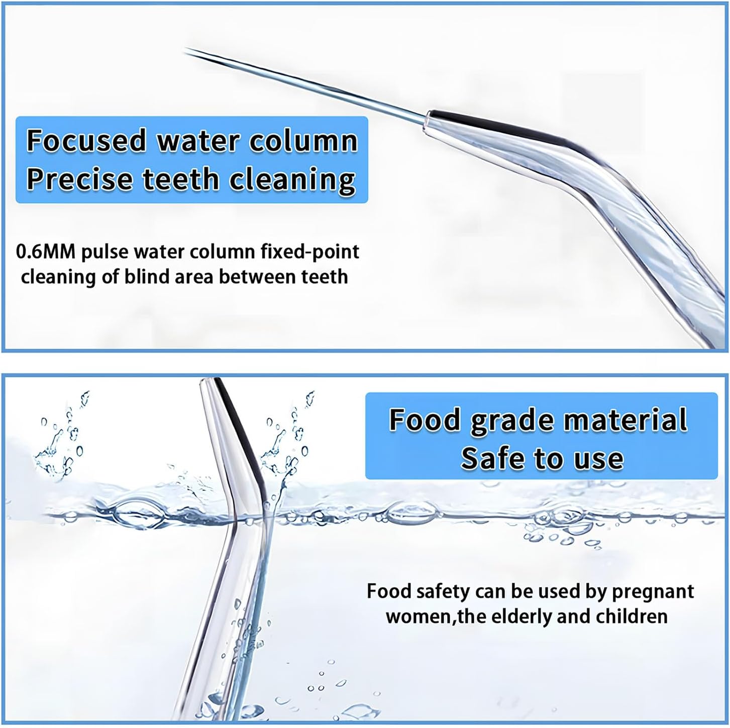 Replacement Heads for Waterpik Water Flosser,Replacement Tips for Waterpik Water Flosser,Easy to lnstall(4 Classic Jet Tips)