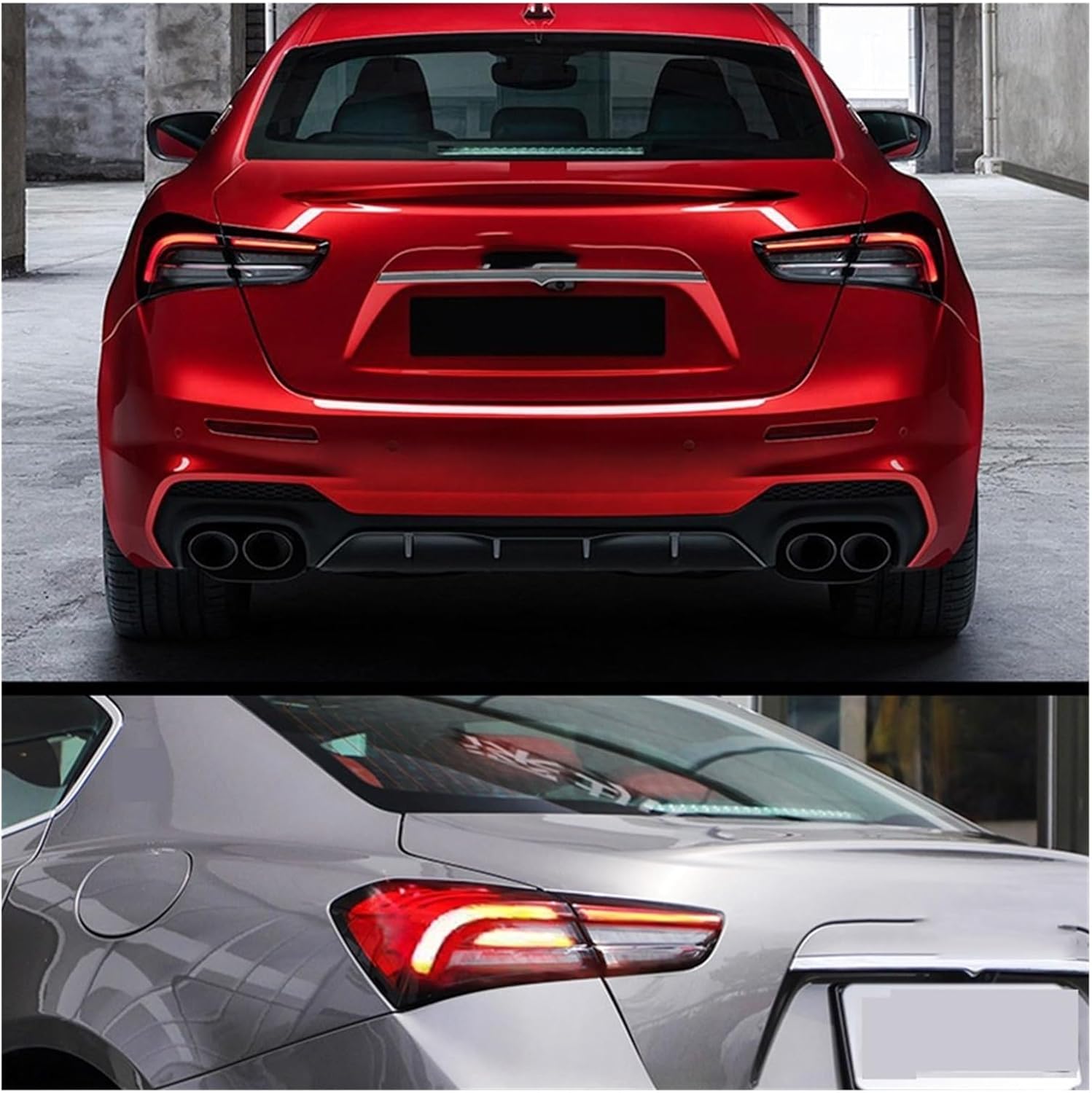 テールライトアセンブリマセラティジブリ 2014-2022 用 LED