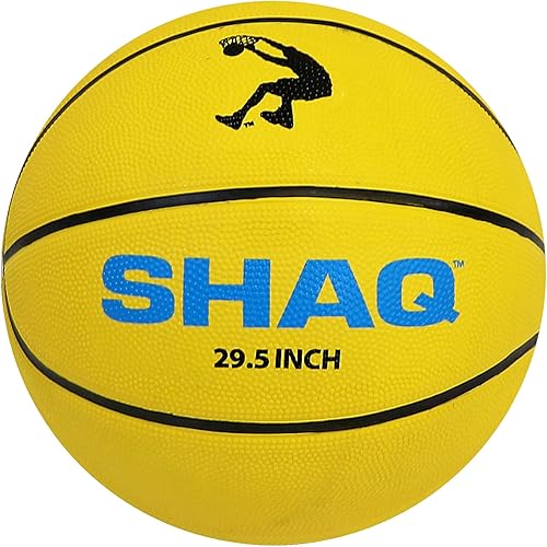 Shaq Balón de baloncesto para interiores y exteriores, tamaño oficial 7, agarre óptimo, rendimiento para todo tipo de clima