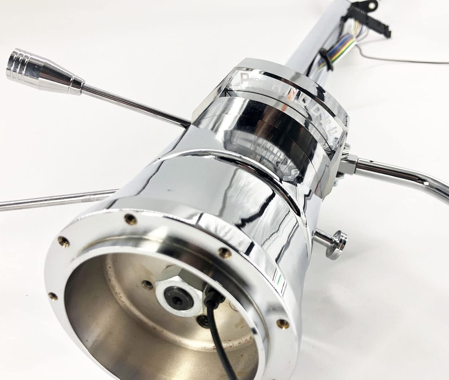 ND Tilt Auto 30'' Steering Column No Key & Shift Indicator W/Wheel Adapter Chrome (DM-8522)