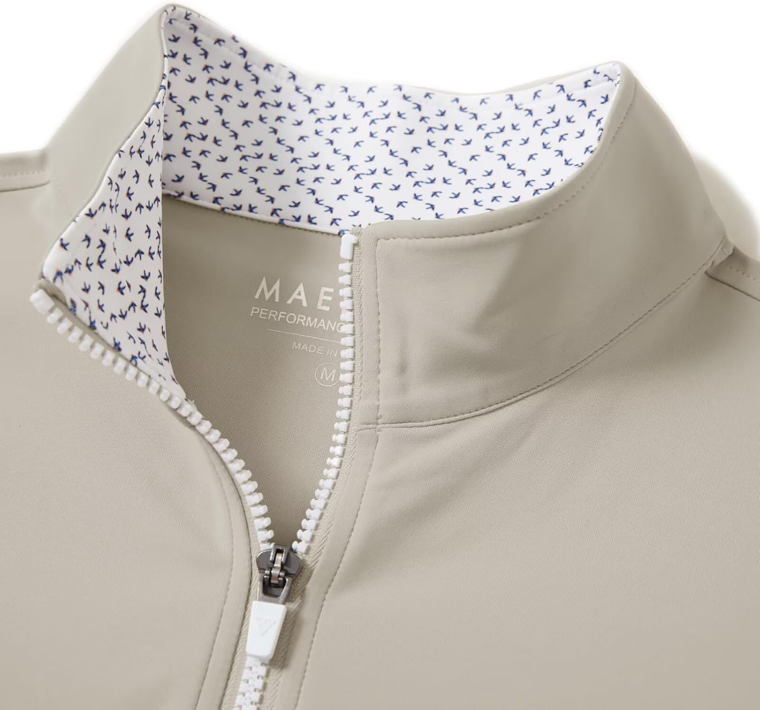 M MAELREG Men's Quarter Zip Pullover Lightweight Mock Neck Long Sleeve Midlayer Athletic Golf Half Zip Sweatshirt for Men - Image 3