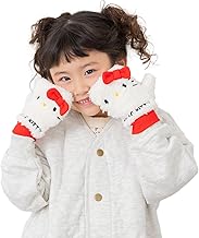 (chil2) Sanrio Gloves, Mittens, Boa, Kids, 2-Way, Girls, Cute, Fluffy, Character, Hello Kitty, Chromi, Cold Protection, Sanrio