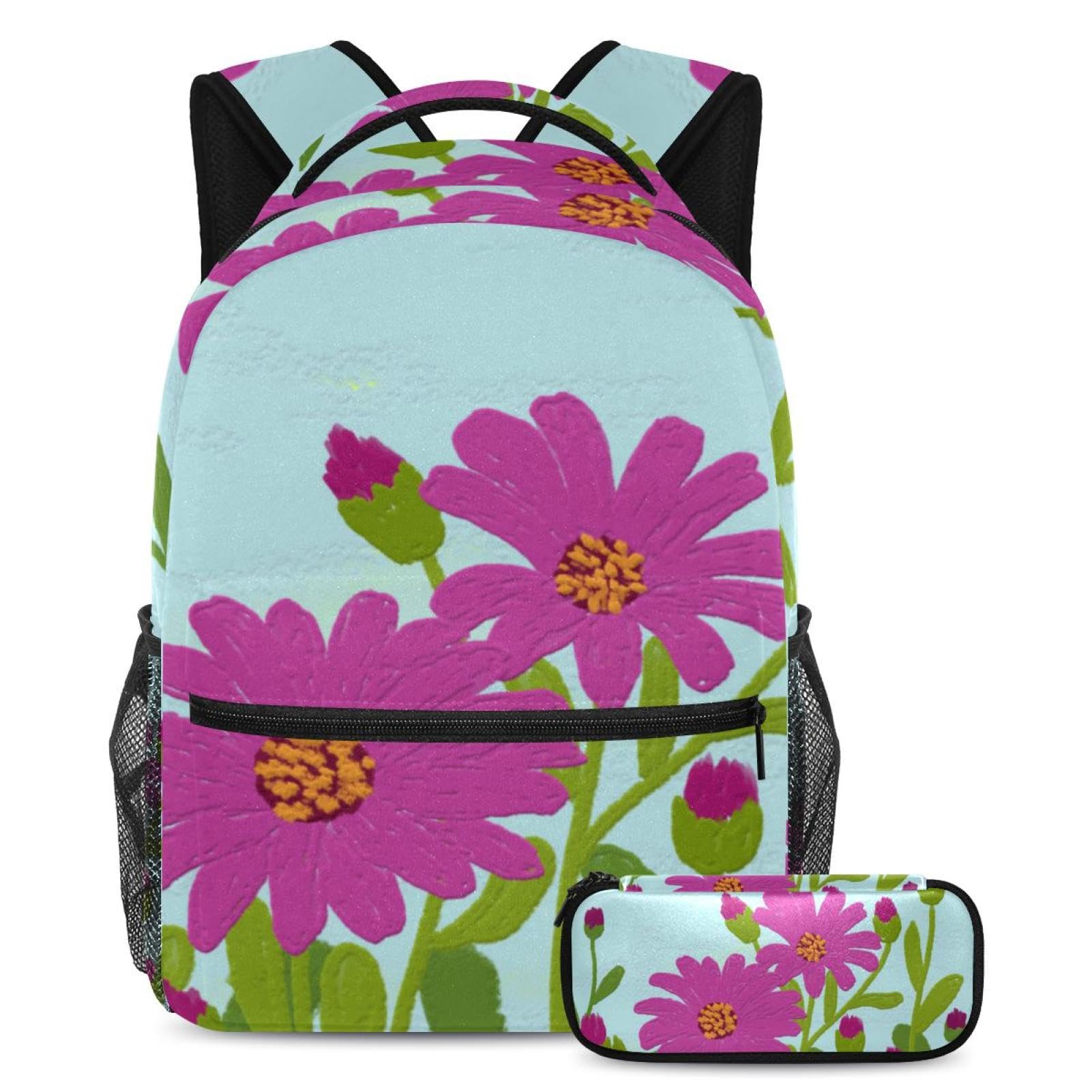 Sacs à dos de jour avec trousse scolaire ados imprimé Multicolore #07 - 7