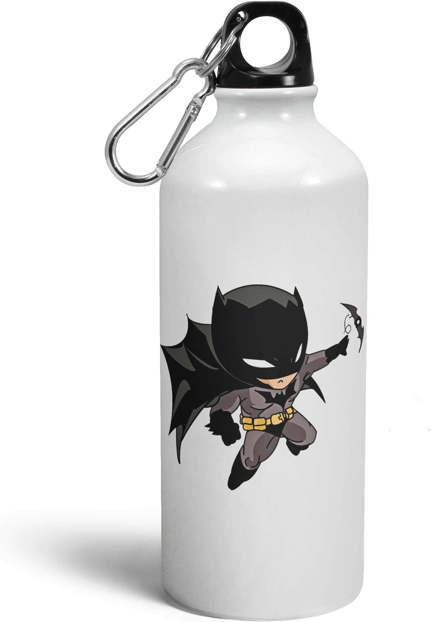 Tee Mafia Kid Batman Designer Sipper Printed Aluminium Sipper Bottle for Kids, Sports, Gym Activities | Printed Sipper Bottle - [600 ml, Multi-Color]