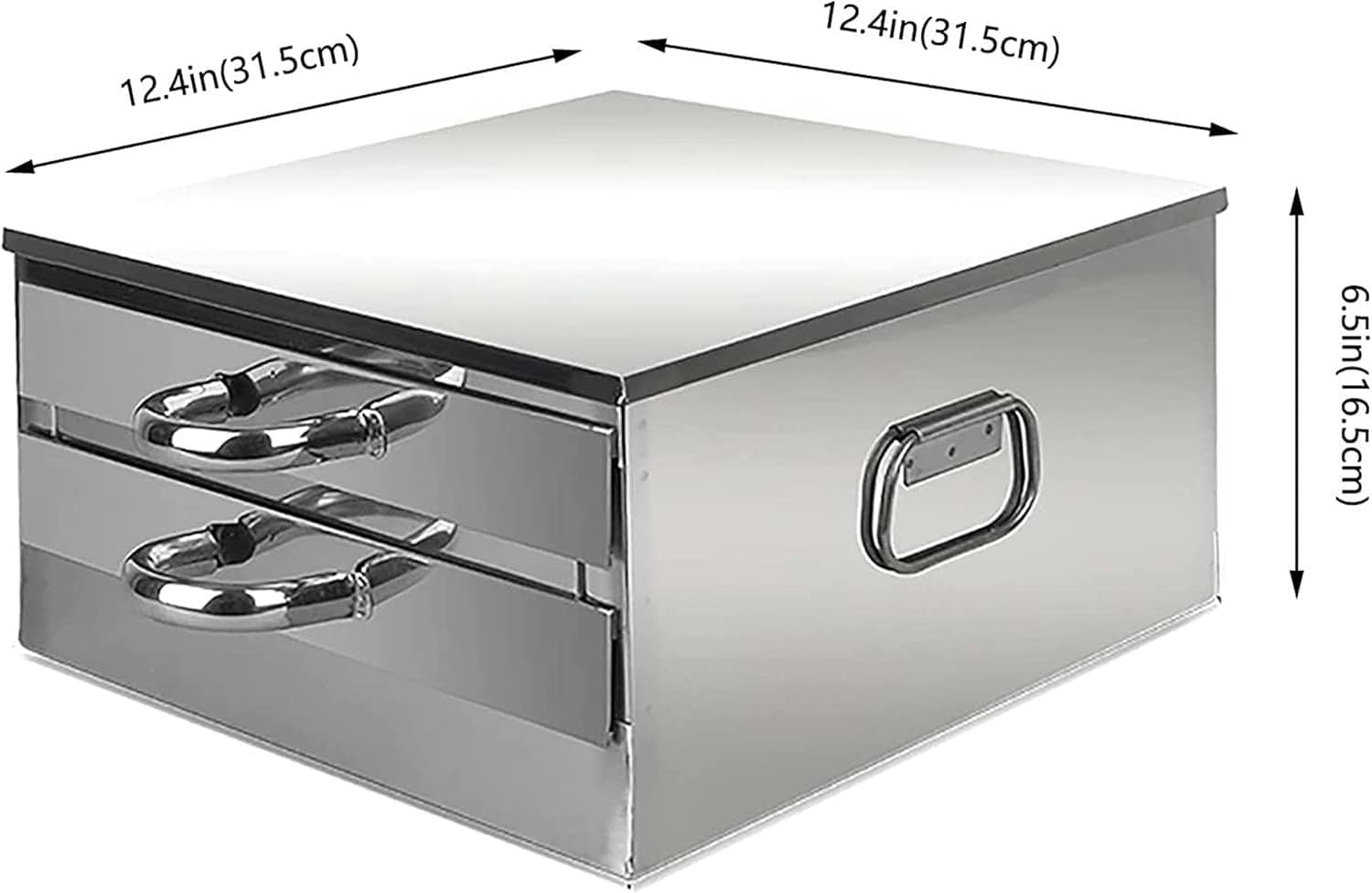 Rice Steamer, Cantonese Rice Noodle Rolls Machine, 2-Layer Rice Noodle Rolls Maker, Food-Grade Stainless Steel Roll Steamer