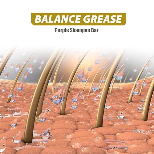 Miniatura 8 de VOKSODHCK Barra de champú de lluvia púrpura para cabello gris, barra de champú para cabello gris, barras de champú y acondicionador para cabello