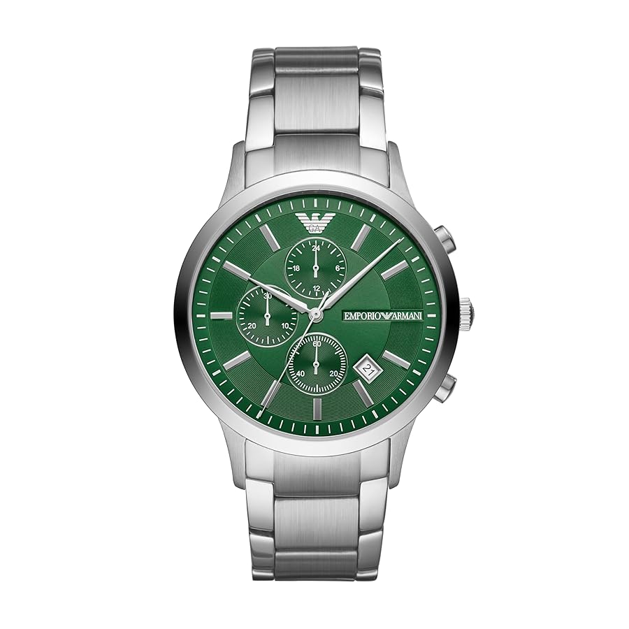 Amazon.co.jp: Emporio Armania Nanalogue Green Dial Mens