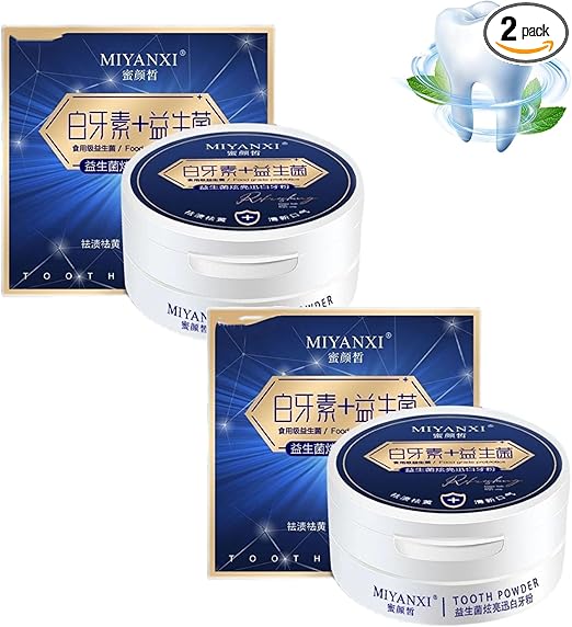 Miyanxi Tooth Powder, Miyanxi Teeth Whitening,Teeth Whitening Powder for Tooth Whitening, Toothpaste Powder Teeth Whitener, Tooth Whitening Effective Remover Stains from Coffee, Smoking
