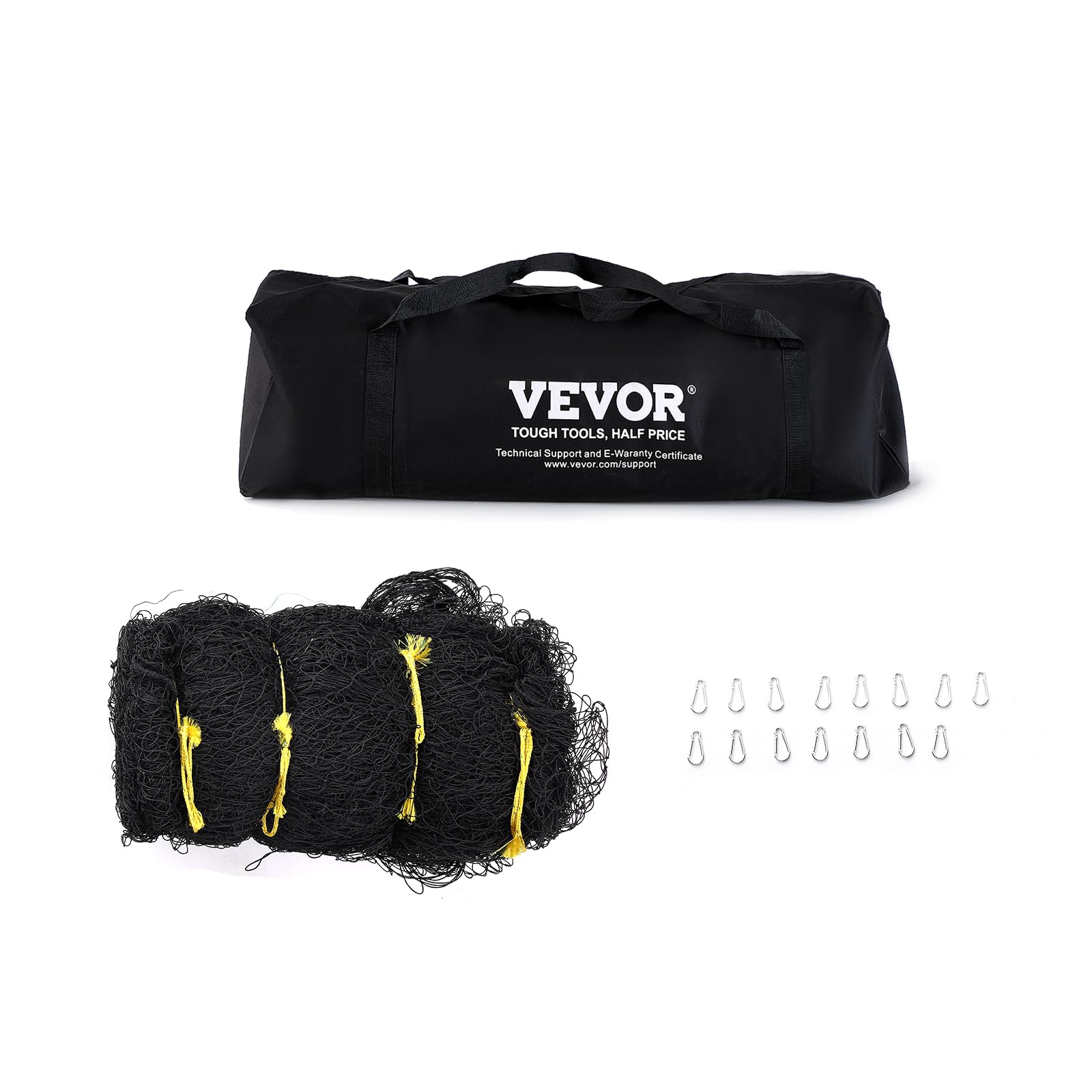 VEVOR Baseball-Schlagkäfig-Netz für Zuhause oder Hinterhof 35 Fuß, Baseballkäfig zum Schlagen und Aufstellen, Baseballnetz, Schlagkäfig, für Kinder oder Erwachsene Schwarz (nur Netz)