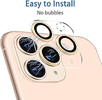 Vista 191 de 3 Pack Tempered Glass Camera Lens Protector for iPhone 12 6.1", Ultra HD, 9H Hardness, Anti-Scratch, Case Friendly, Easy to Install