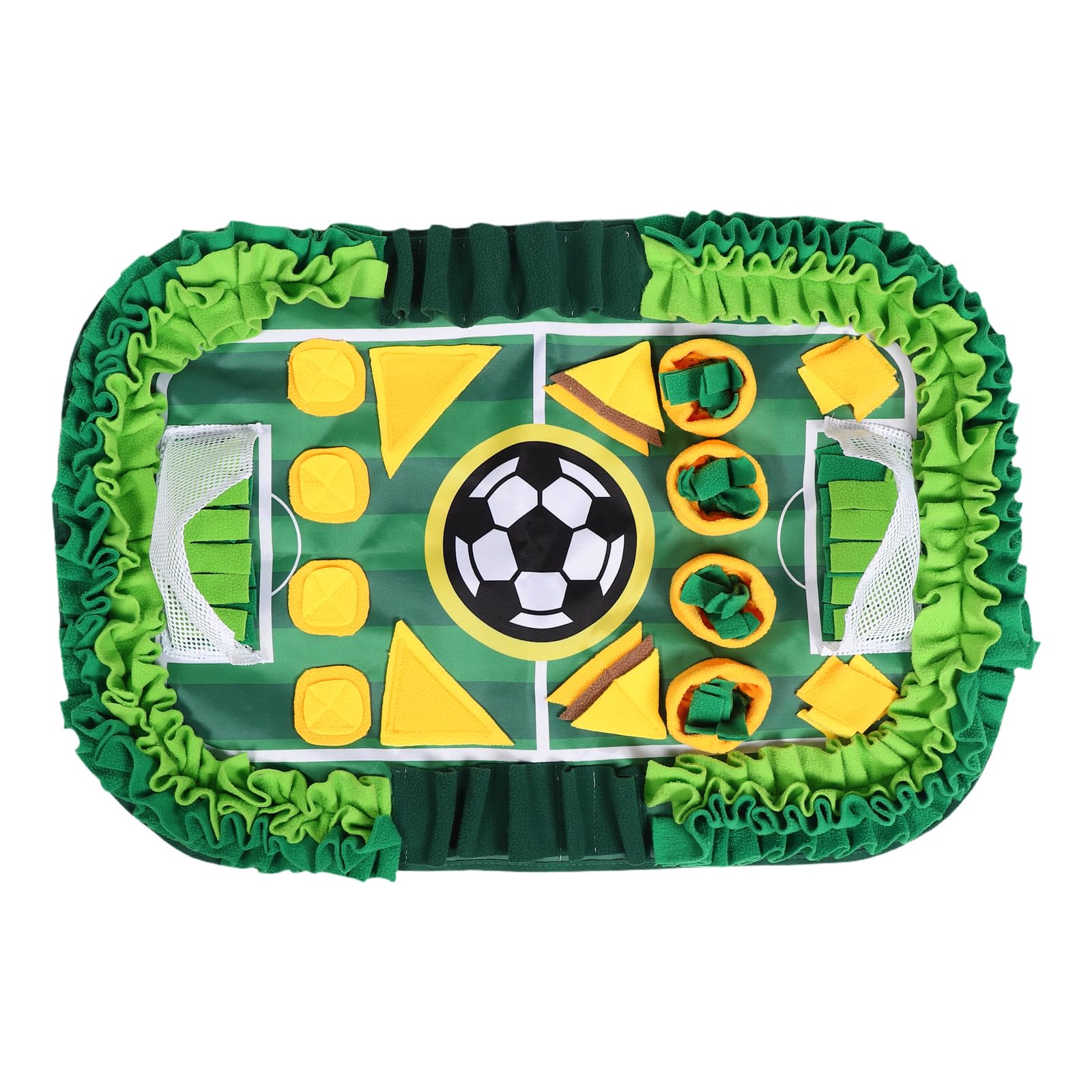 TOYANDONA Tapis de Fouille pour Chien Jeu Interactif de Terrain de Football Distributeur de Friandises Tapis Entraînement pour Animaux de Compagnie