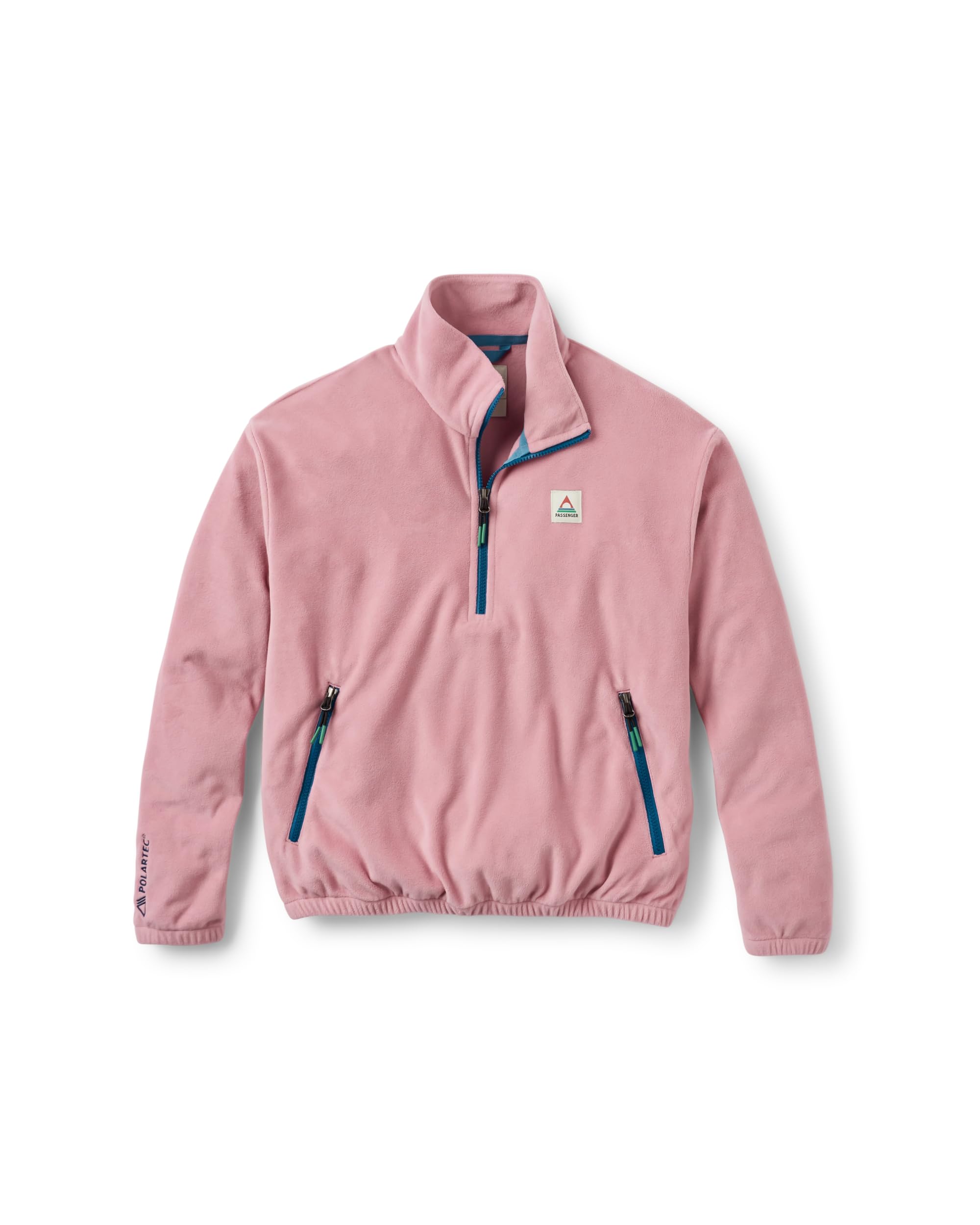 Passenger Women's Pink Haze Ayla Recycled Micro Polartec Fleece (Uk, Alpha, M, Regular, Regular, )