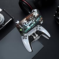 Vista 8 de DOBE PS5 Controller Mobile Gaming Clip for Playstation 5 Dualsense Controller Remote Play Mobile Phone Holder Clamp Adjustable Phone Mount Clip