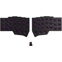 YMDK 2.4Ghz Wireless Split Low Profile 46 Keys Keyboard Corne V4.1 Ergonomic Hotswappable 40% Layout 3D PLA Vial All Key Programmable Mini Independent Gaming Keyboard Kit