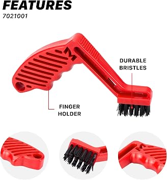 Maxshine Universal Foam Pad Conditioning Brush Wool Buffing & Polishing Pad Cleaner, Red Car Detailing Brush for Cleaning, Reconditioning, Removing Compound, Polish, Wax Residue & Pad Buildup
