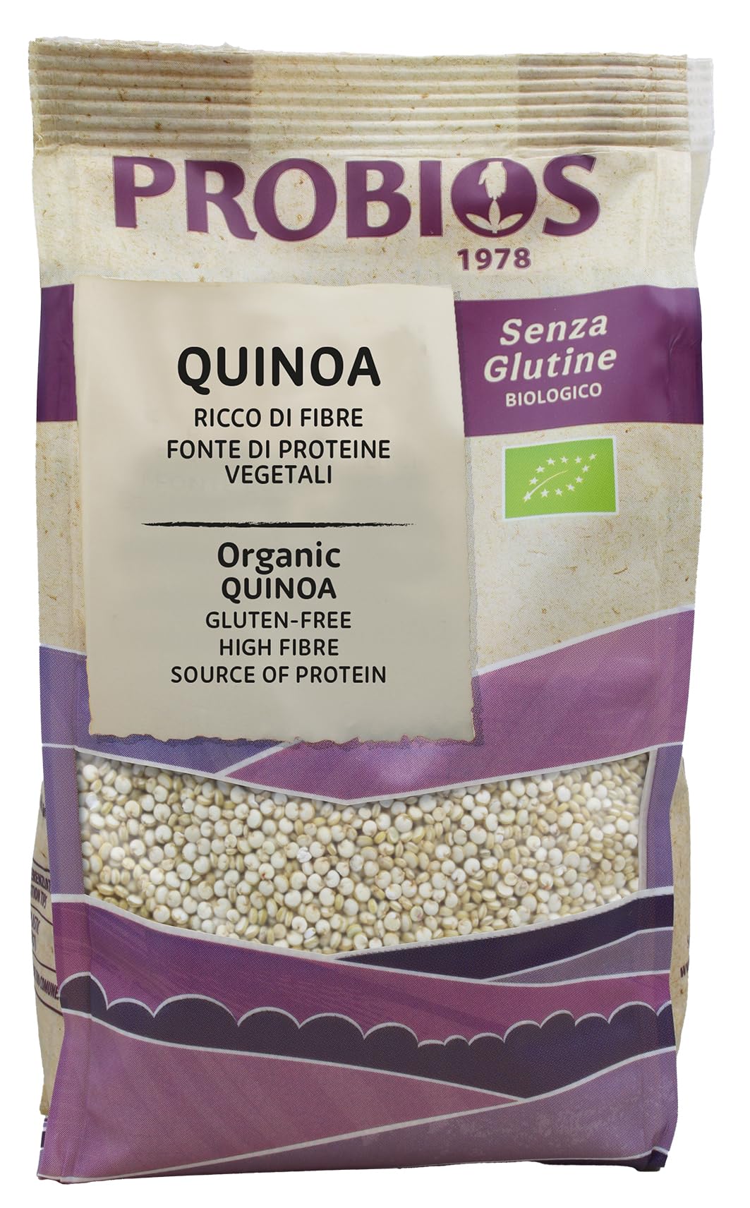 Probios Quinoa Bio senza Glutine - Confezione da 6 x 400 g