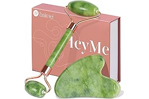 BAIMEI IcyMe Gua Sha & Jade Roller: Revitalize Your Skin