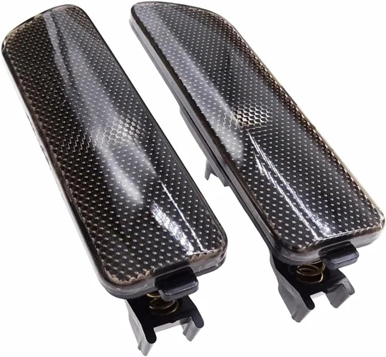 2 Pcs Front Side Marker Lights Turn Signal Lamp Indicators For VW For Golf 4 For Jetta MK4 1999 2000 2001 2002 2003 2004 2005 Blinker Lens Indicator Lamp(Black)