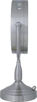 Zadro 11 Dia. Incandescent Lighted Makeup Mirror with Magnification 8X/1X Dimming Desk Mirror with Light 2 20-Watt Bulbs