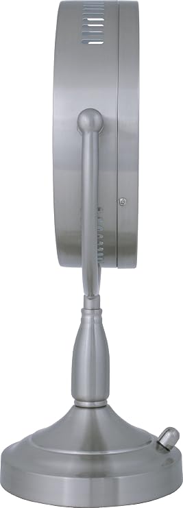 Zadro 11 Dia. Incandescent Lighted Makeup Mirror with Magnification 8X/1X Dimming Desk Mirror with Light 2 20-Watt Bulbs